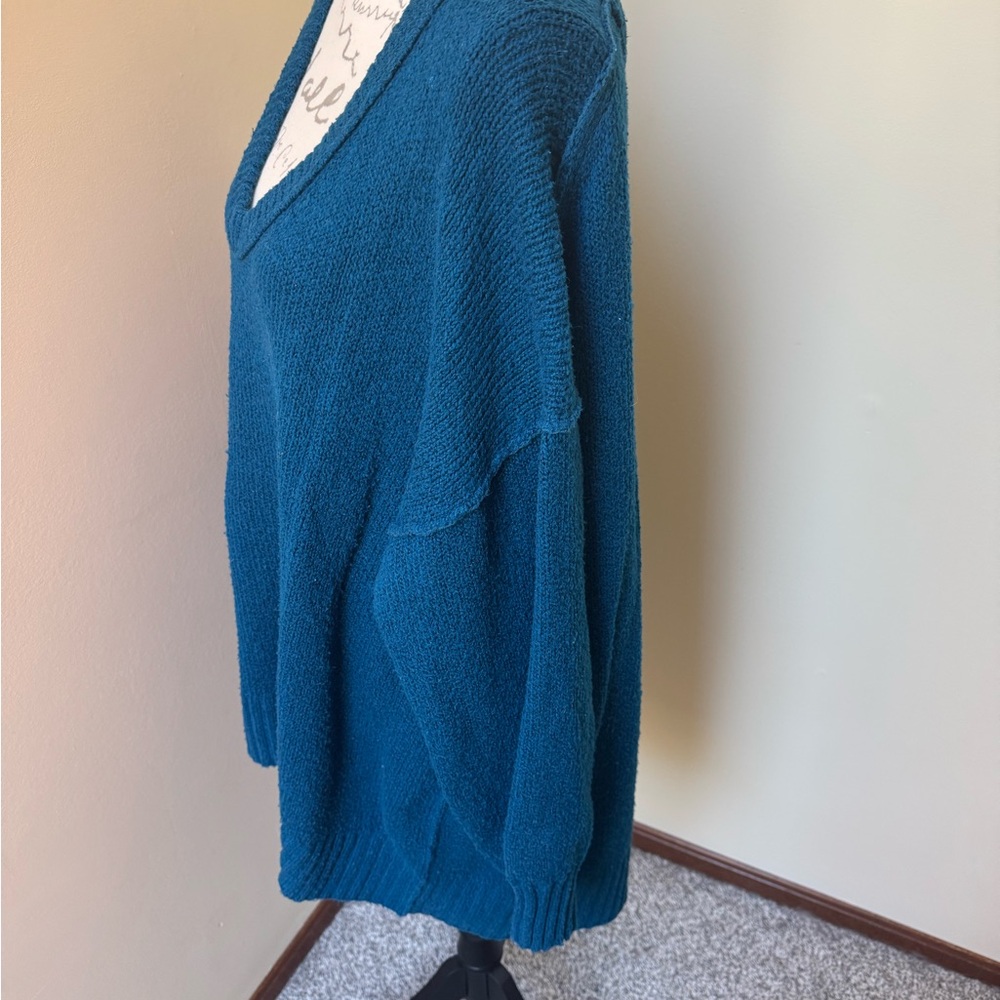Free People Halcyon Blue Brookside Sweater - Picture 2 of 7